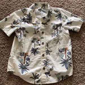 Palm Tree Button Down